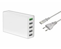 DLH DY-AU4940 chargeur d'appareils mobiles Universel Blanc Secteur Charge rapide Intérieure