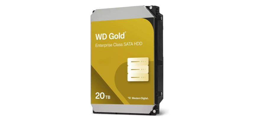 Western Digital Gold WD203KRYZ disque dur 20 To 7200 tr/min 512 Mo 3.5" SATA