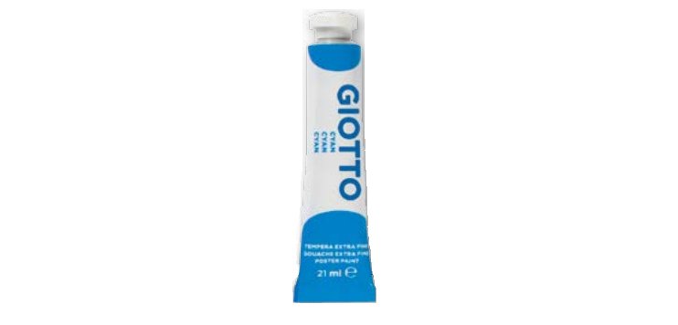 Tempera Tubo 7 - 21ml - cyano - Giotto