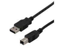 MCL USB A/USB B USB cable USB 2.0 5 m black