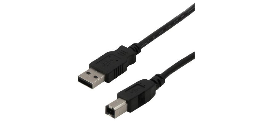 MCL USB A/USB B USB cable USB 2.0 5 m black