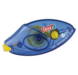 Colle tesa roller jetable adhésion temporaire ergonomique ruban haute qualité plastique emballage recyclé 8.4mmx8.5m