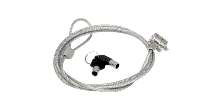 Mobilis 001262 cable antirrobo Plata 1,8 m