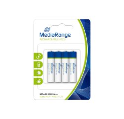Pile mediarange alcaline aaa rechargeable blister 4 unités