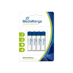 Pile mediarange alcaline aaa rechargeable blister 4 unités