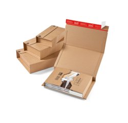 Etui expedition colompac kraft ajustable 330x270x80mm