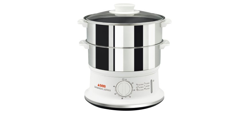 Cuiseur vapeur Seb CONVENIENT 2 BOLS INOX CUISSON VAPEUR MINUTEUR VC145100
