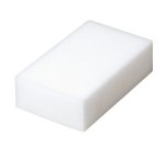 Paquet de 12 Gommes nettoyantes en résine de mélamine Miraclean - Dim. L10 x H2,8 x P6 cm Blanc