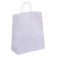 Sac kraft blanc apli 25x11x31cm paquet 50 unités