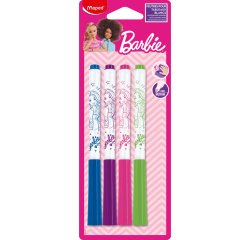 Marqueur pour ardoise Barbie, blister de 4