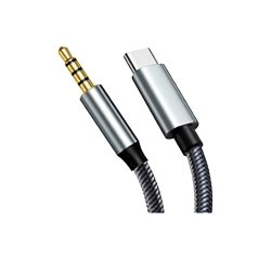 DLH DY-TU5360 câble audio 1 m USB C 3,5mm Noir