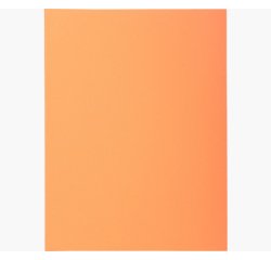 Paquet de 50 chemises 2 rabats SUPER 210 - 24 x 32 cm - Orange
