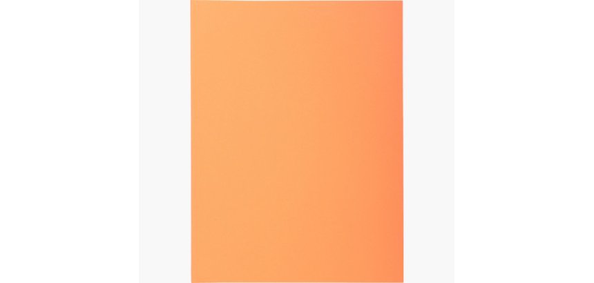 Paquet de 50 chemises 2 rabats SUPER 210 - 24 x 32 cm - Orange