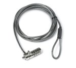 DICOTA D30885 câble antivol Noir, Acier inoxydable 2 m