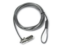 DICOTA D30885 câble antivol Noir, Acier inoxydable 2 m