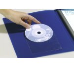 Pochette autoadhésive POCKETFIX CD/DVD, transparent