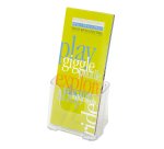 Porte-brochures, incliné, 1/3 A4 portrait