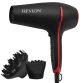 Revlon RVDR5317E asciuga capelli 2000 W Nero, Rosso