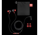 PowerA Wired Earbuds for Nintendo Switch 2 Auriculares Alámbrico Dentro de oído Juego Negro, Rojo