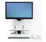 Ergotron 61-080-062 soporte para monitor 61 cm (24") Pared Blanco