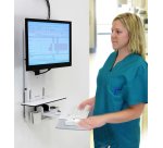 Ergotron 61-080-062 soporte para monitor 61 cm (24") Pared Blanco