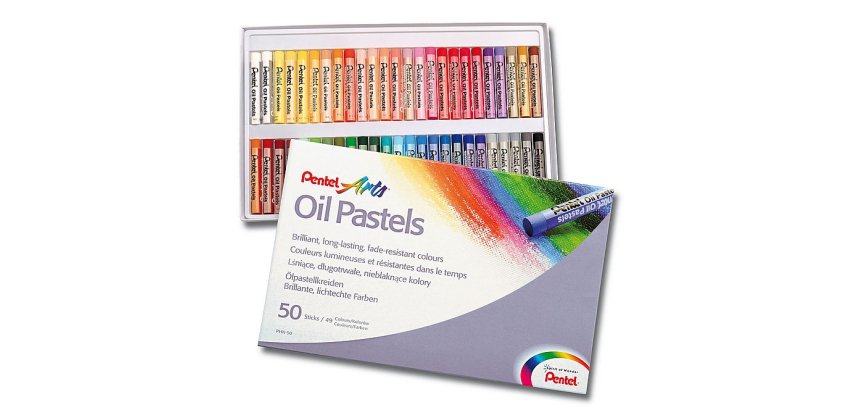 Arts Pastels à huile PHN4, étui en plastique de 50