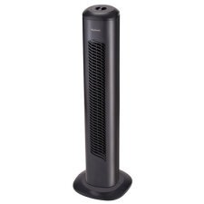 Ventilateur Holmes Noir colonne H75 cm 3 vitesses 40 watts, 44 Db - Dimensions : L23 x H80 x P20 cm