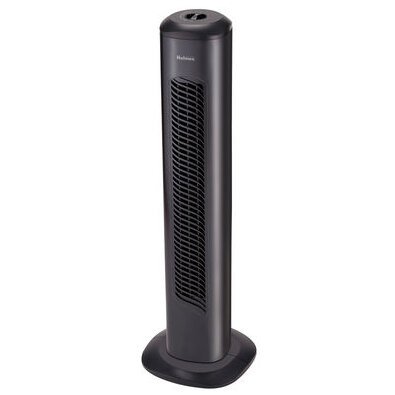 Ventilateur Holmes Noir colonne H75 cm 3 vitesses 40 watts, 44 Db - Dimensions : L23 x H80 x P20 cm