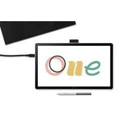 Wacom One 14 tavoletta grafica Nero, Bianco 2540 lpi (linee per pollice) 309 x 174 mm USB
