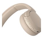 Sony WH-CH520 Headset Wireless Head-band Calls/Music USB Type-C Bluetooth Charging stand Cream