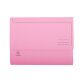 Paquet 50 chemises à poche SUPER en carte 210 g. Coloris Rose clair