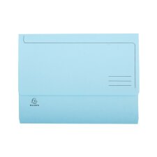 Paquet 50 chemises à poche SUPER en carte 210 g. Coloris Bleu clair