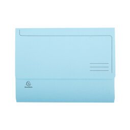 Paquet 50 chemises à poche SUPER en carte 210 g. Coloris Bleu clair