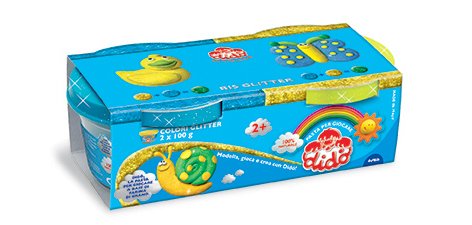 F.I.L.A. 396701 composto per ceramica e modellazione Pasta modellabile Blu, Giallo