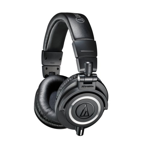 Audio-Technica ATH-M50X auricular y casco Auriculares Alámbrico Diadema Escenario/Estudio Negro