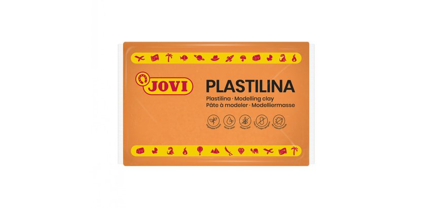 Pate a modeler jovi plastilina vegetale 350g      coloris orange