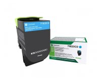 Lexmark 71B20C0 cartuccia toner 1 pz Originale Ciano