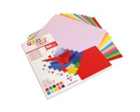 ORIGAMI, Pochette de 100 feuilles 80g/m² au format 20x20cm - Assortiment mixte