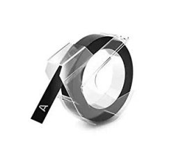 DYMO 520109 nastro per etichettatrice Bianco su nero