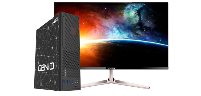 YASHI GENIO C7 Intel Core 7 240H 16 GB DDR4-SDRAM 512 GB SSD Windows 11 Pro SFF PC Nero