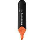 Surligneur schneider job pointe biseautee rechargeable avec maxx 660 refill station  resiste evaporation orange