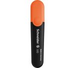 Surligneur schneider job pointe biseautee rechargeable avec maxx 660 refill station  resiste evaporation orange