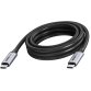 Vision TC 5MUSBC/BL câble USB USB 3.2 Gen 2 (3.1 Gen 2) 5 m USB C Noir, Gris