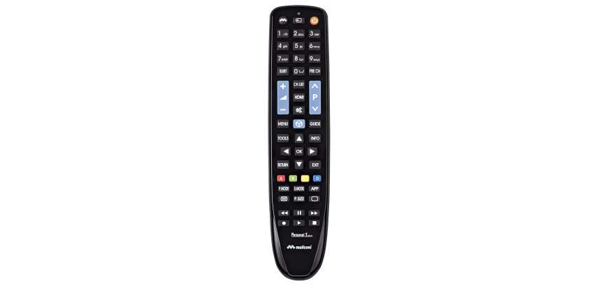 Meliconi Gumbody Personal 1 Plus remote control IR Wireless TV Press buttons