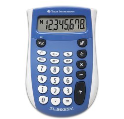 Calculatrice texas instruments poche ti-503 sv mémoire racine carrée pourcentage pile 79x121x19mm 61g