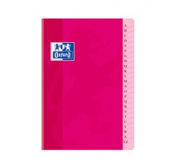 Répertoire Oxford Color Life A5 petits carreaux 5mm 192 pages brochées couverture carte coloris assortis