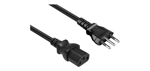 Hamlet XCBP-LC13-20 power cable Black 2 m Power plug type L C13 coupler