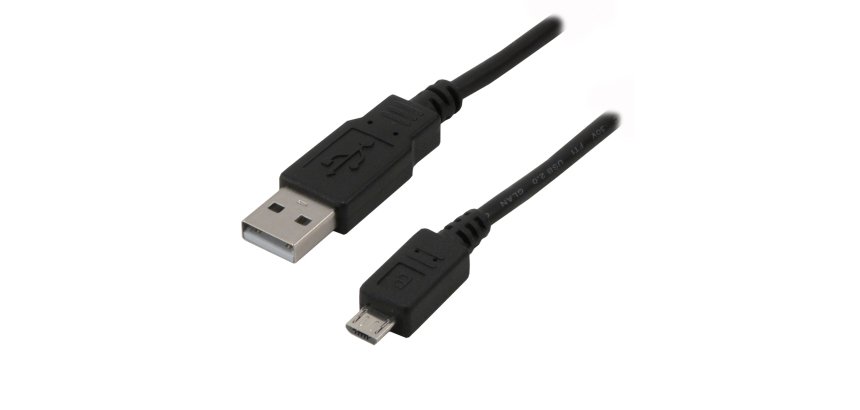 MCL MC922AHB-2M câble USB USB 2.0 USB A Micro-USB B Noir
