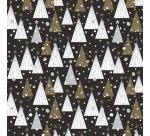 Alliance 60g, rl 50x0,70m Sapin fd noir - Noir & Blanc