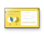 Sony FW-55EZ20L pantalla de señalización Pantalla plana para señalización digital 139,7 cm (55") LED Wifi 350 cd / m² 4K Ultra HD Negro Android 16/7
